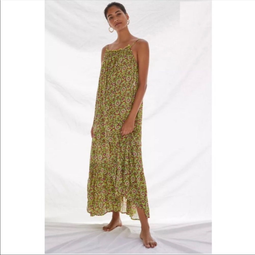 Anthropologie Maxi Backless Sundress